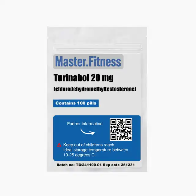 Turinabol 20 mg (chlorodehydromethyltestosterone)
